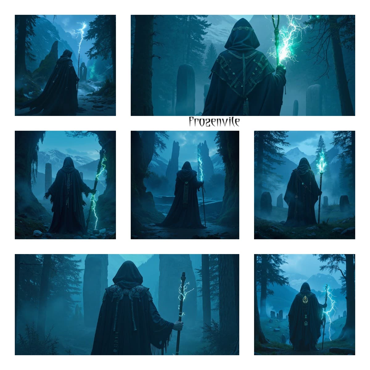 Духи древнего леса: Пак кельтских обложек