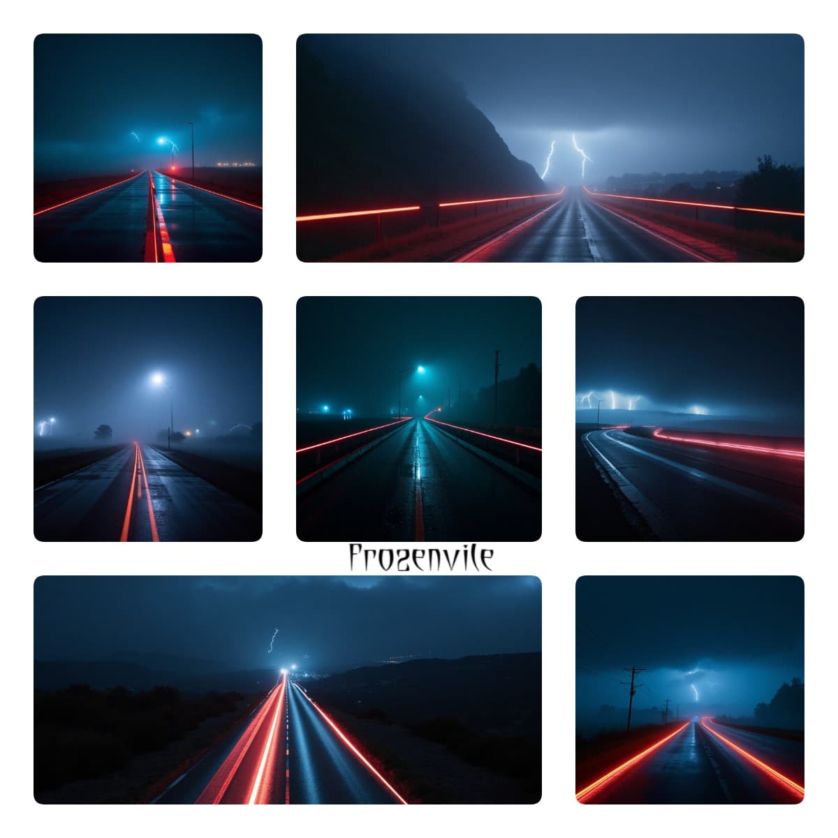 Неоновая гроза: 8 кинематографичных обложек в стиле техно