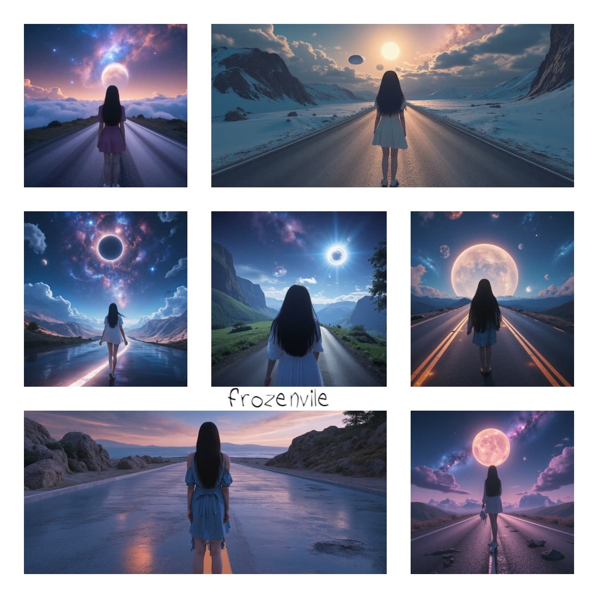 Космическая магия: Пак из 8 волшебных обложек