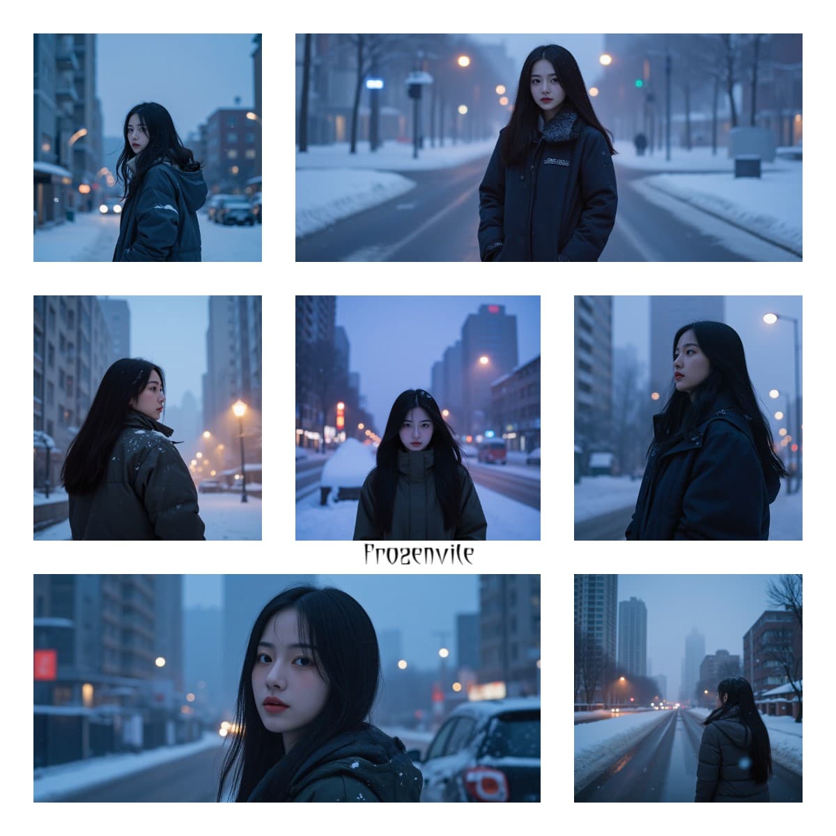 Сквозь Синий Туман: Пак зимних кинематографичных обложек